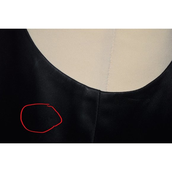 Calvin Klein Black Satin Cocktail Dress size  4 - Picture 8 of 12